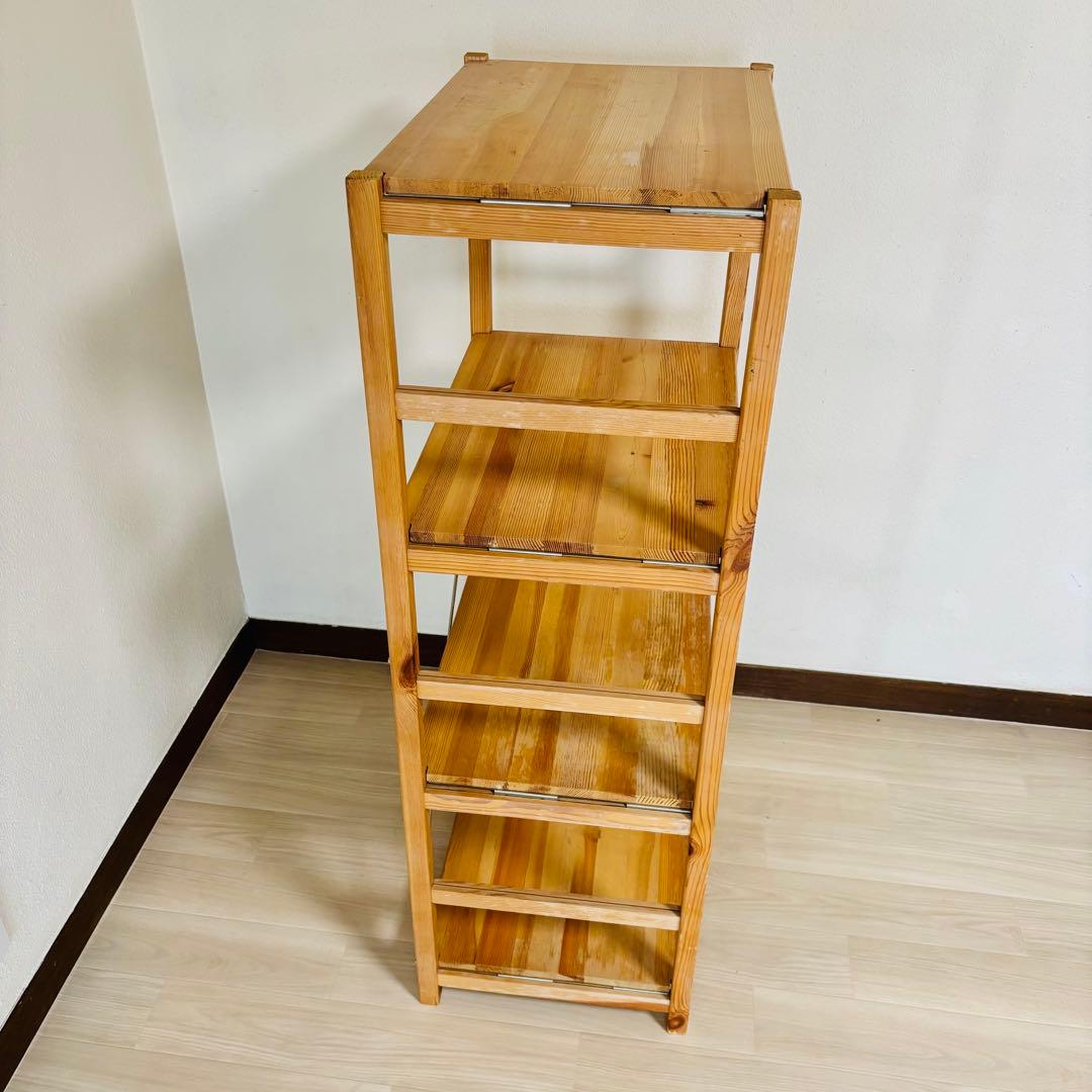 無印良品 MUJI木製棚 ユニットシェルフ 4段　送料込み