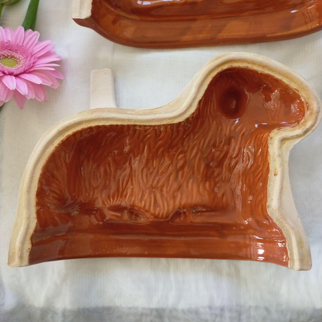 【大幅お値下げ】アニョーパスカル　アルザス　スフレンハイム焼　焼き型（大）