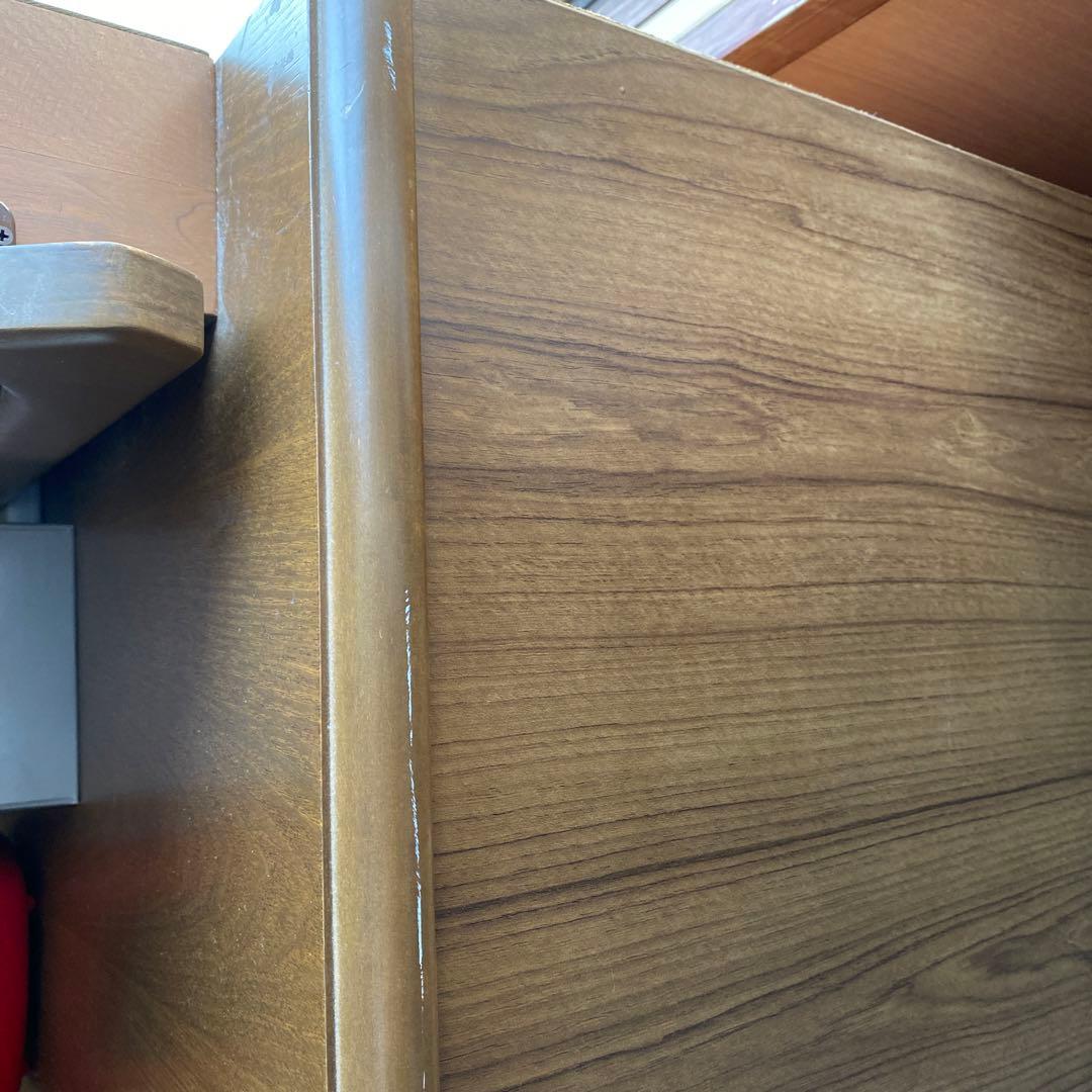 家具(ブラウン)一面鏡ドレッサー