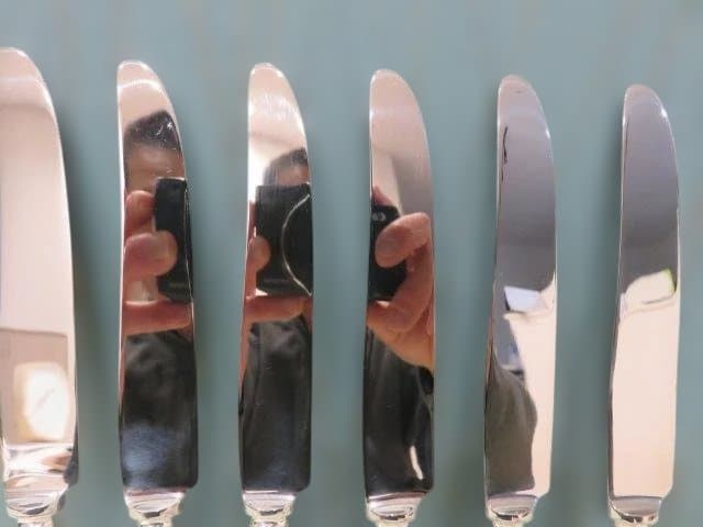 ラッキーウッド　ロッキンガム　未使用　保管品　18本セット　洋白銀　当時物　希少