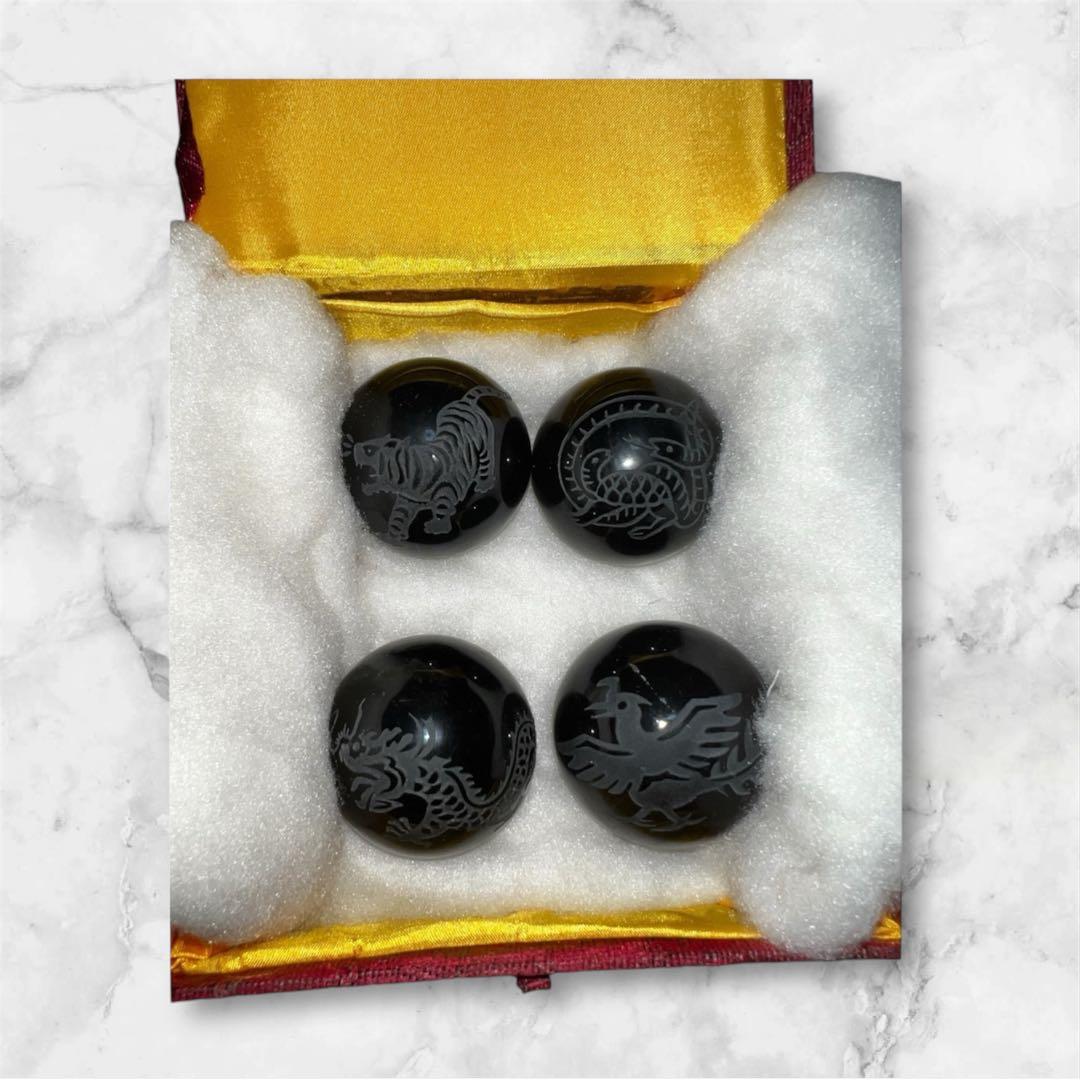 モリオン 黒水晶 開運 風水 四神相応球 守り神 魔除け