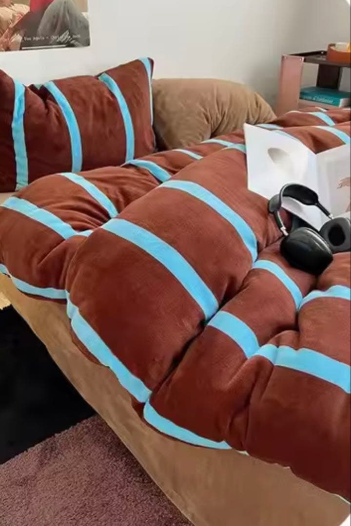 新品　秋冬　布団カバー 掛け布団カバー シングル3点セット ウォッシャブル加工