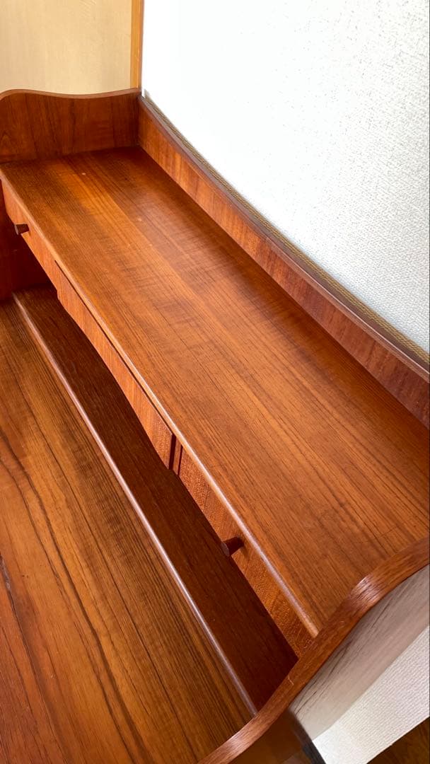 デンマーク製 ヴィンテージ ビューロー チーク材/北欧ビンテージ デスク