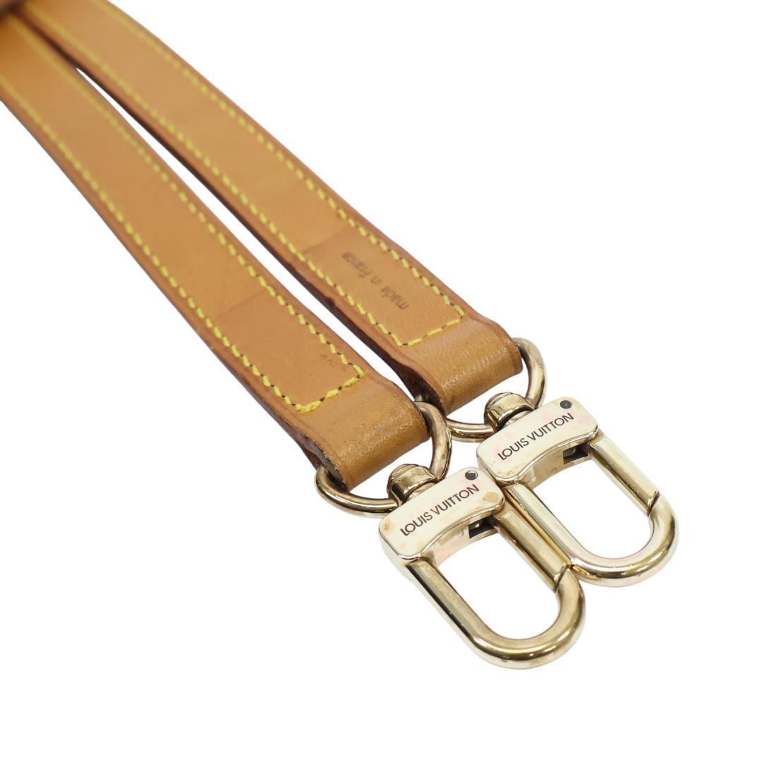 美品 ルイヴィトン ショルダーストラップ ヌメ革 ストラップ ゴールド金具