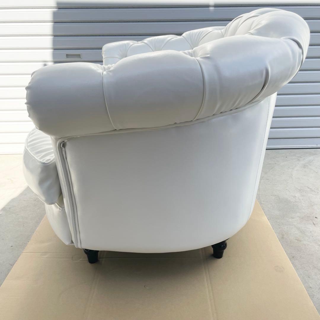 1人掛けソファ シェル ホワイト 家具 インテリア 貝殻 椅子 チェア サロン