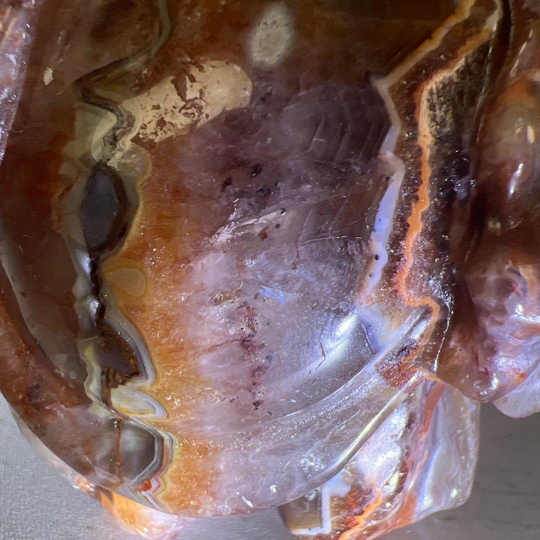 天然石　ビッグロングイ　アメジスト瑪瑙