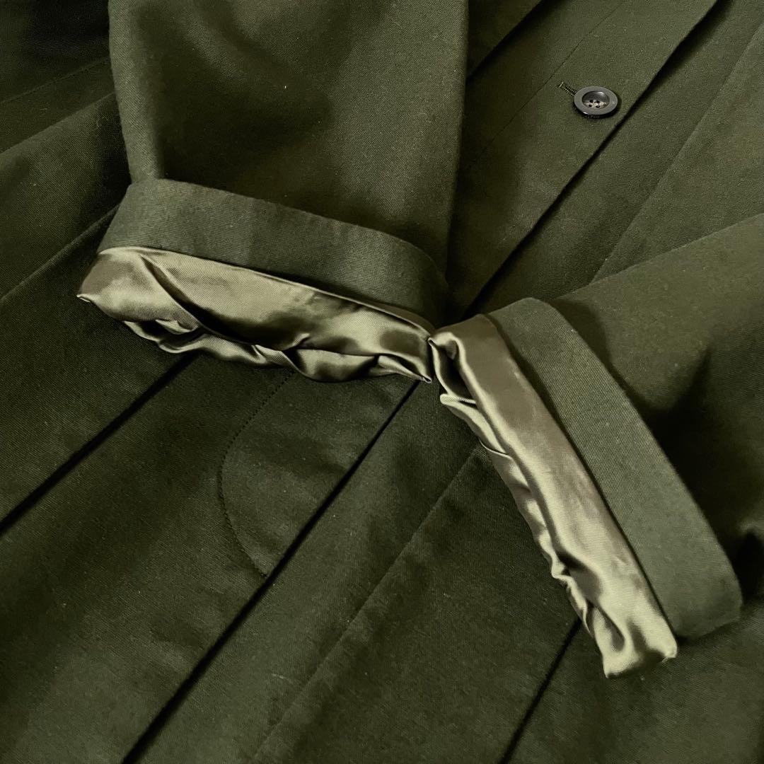 美品★ロエベ　ハウンドトゥース カラージャケット　ケープコート　32 襟着脱可