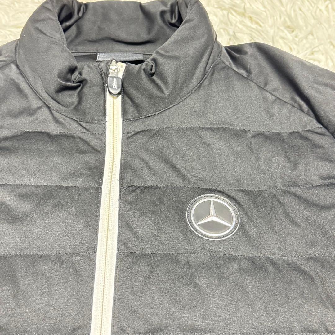 【タイトリスト】美品 中綿ジャケット ベンツ ブラック Mサイズ メンズ