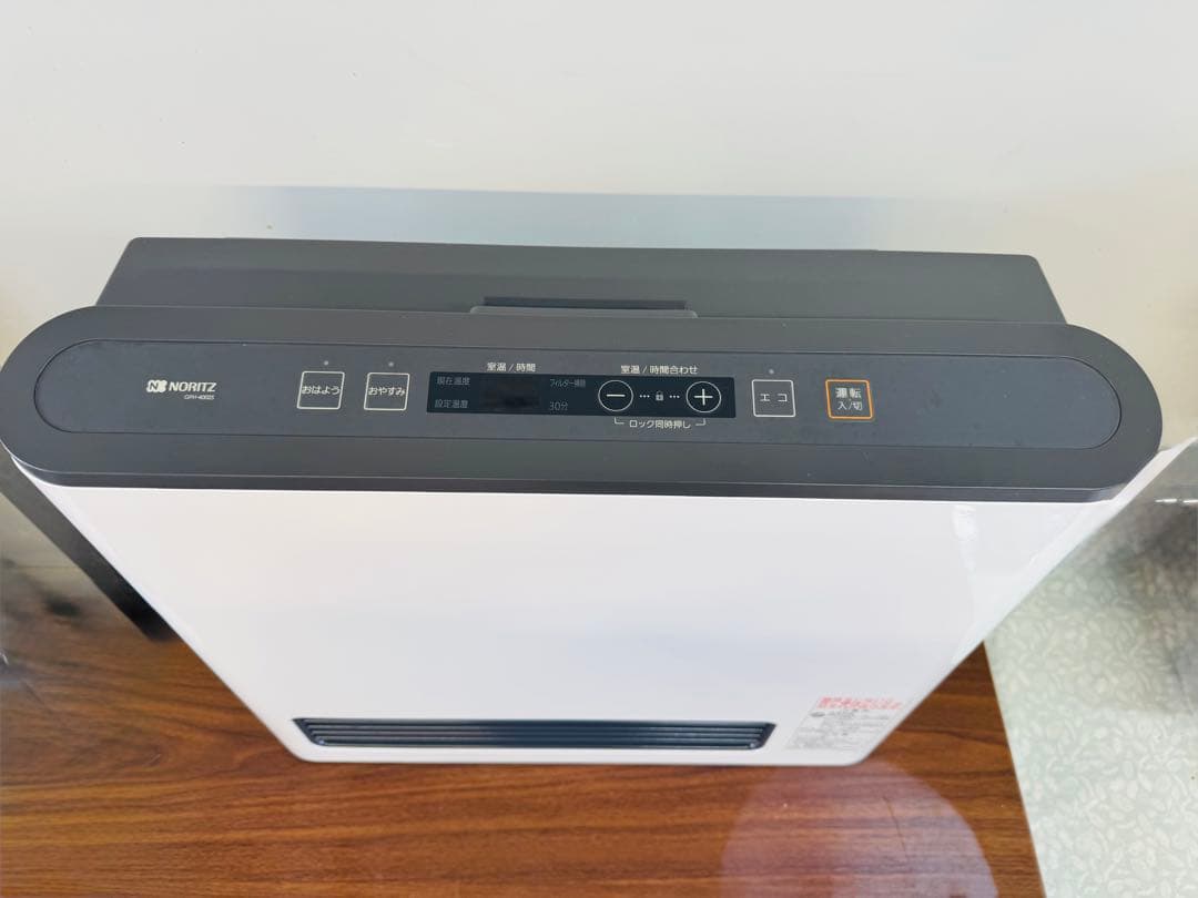 NORITZ ガスファンヒーター GFH-4002 SLPガス｜美品・フルセット