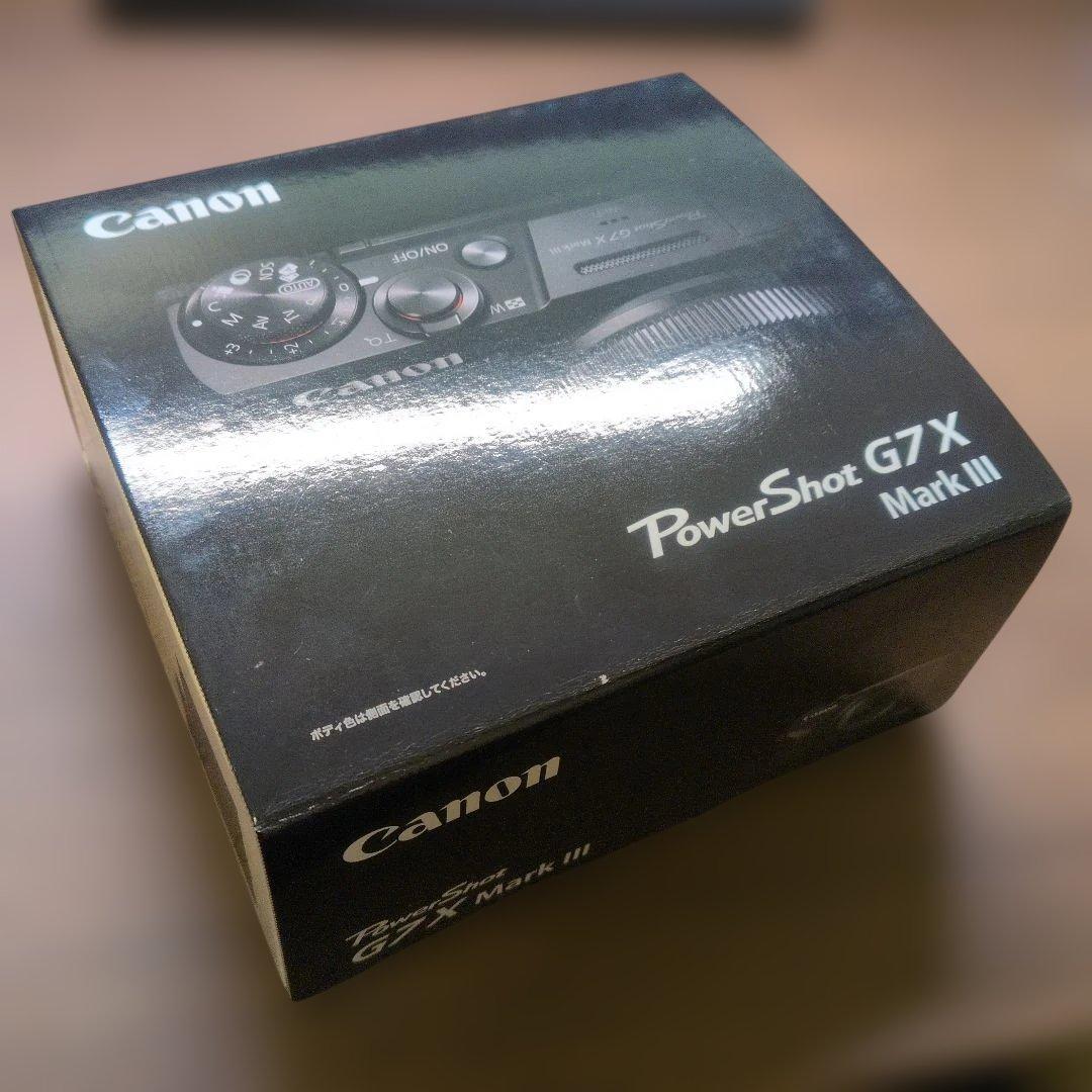 【箱付き】canon powershot g7 x mark iii