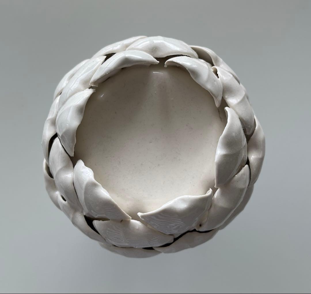 イギリス直輸入 陶器製 アーティチョーク キャンドルホルダー