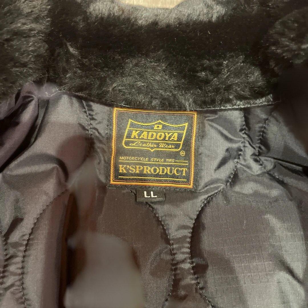 KADOYA カドヤブラック LLライダースジャケット　バイクジャケット