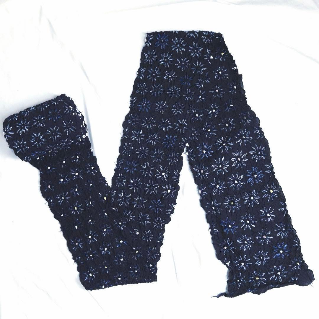 2898★かわいい花柄　絞り　浴衣反物★有松　鳴海★