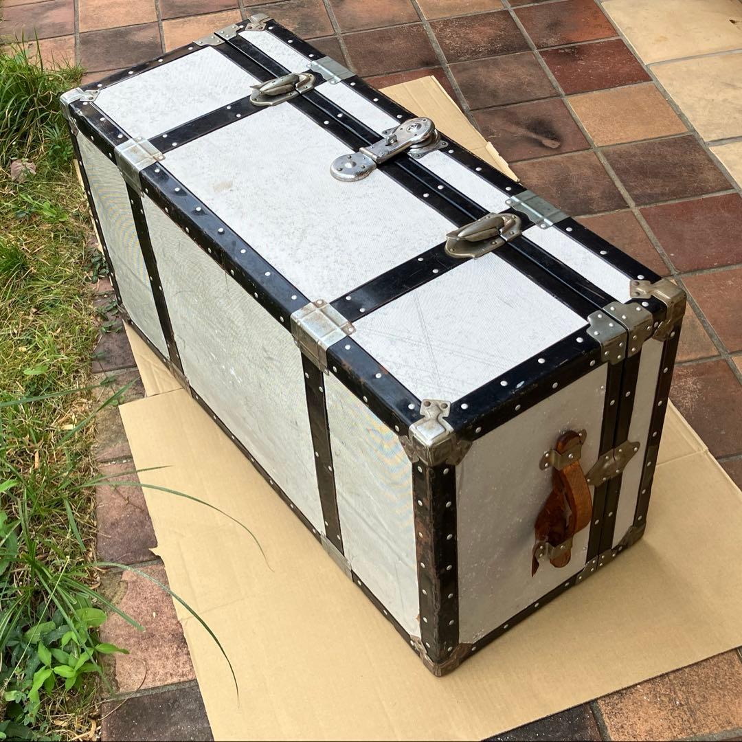 船舶トランク 大型アルミトランク 工業系 インダストリアル 男前 商品台