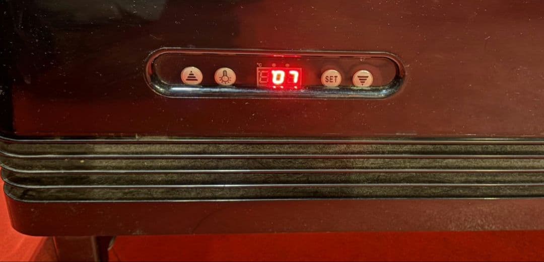 レマコム　業務用冷蔵ショーケース四段LED照明付き105L R4G-105SLB