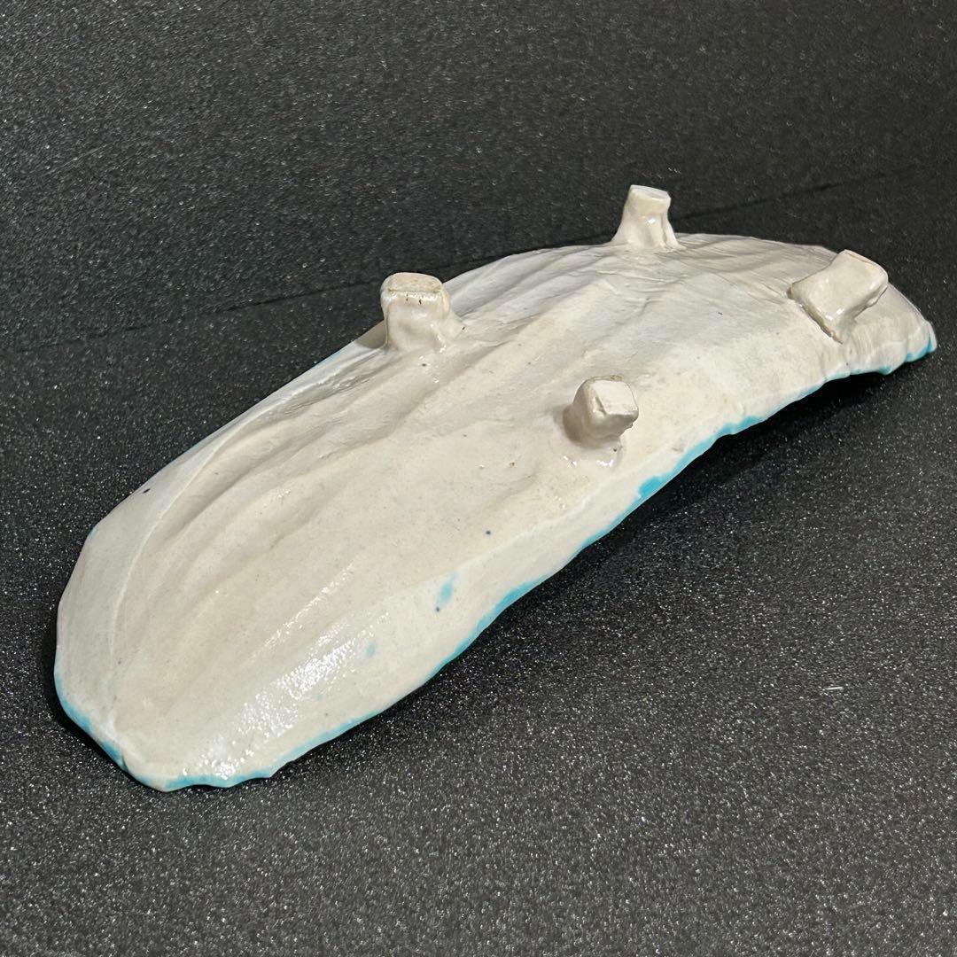 ⭐️ 【 新品 】九谷焼 幸窯 泡玉 鬼文 足付き 長角皿 ⭐️