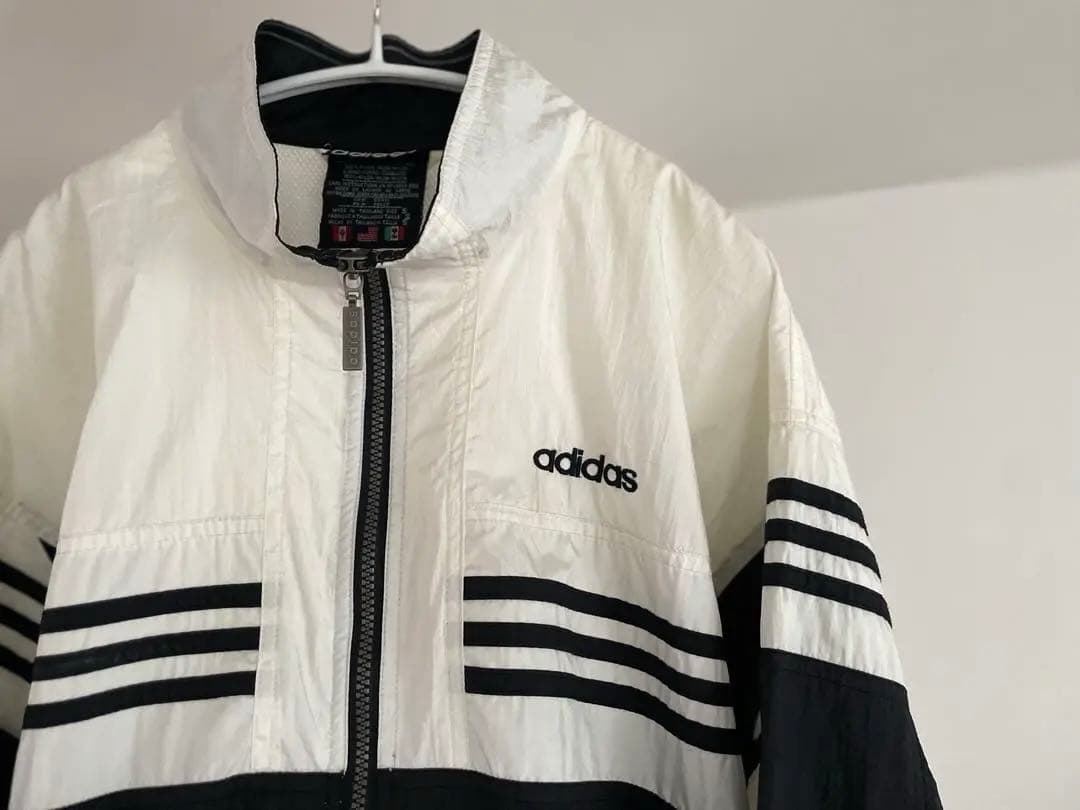【80's後半〜万国旗タグ】adidas アディダス ナイロンジャケット