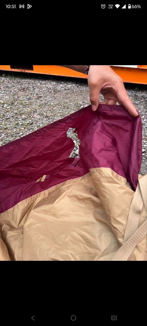 タフスクリーン2ルームハウス【バーガンディ】希少カラー