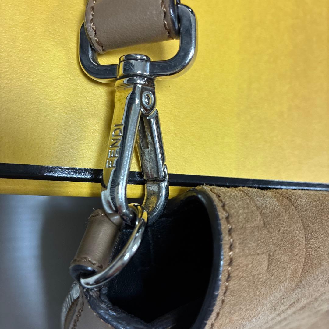 Fendi ブラウン スエード ショルダーバッグ