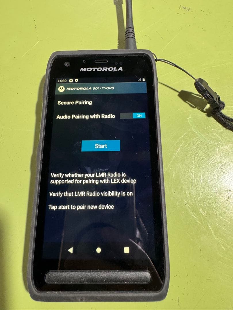 Motorola LEX L11j業務用端末無線機連携対応 通話トランシーバー