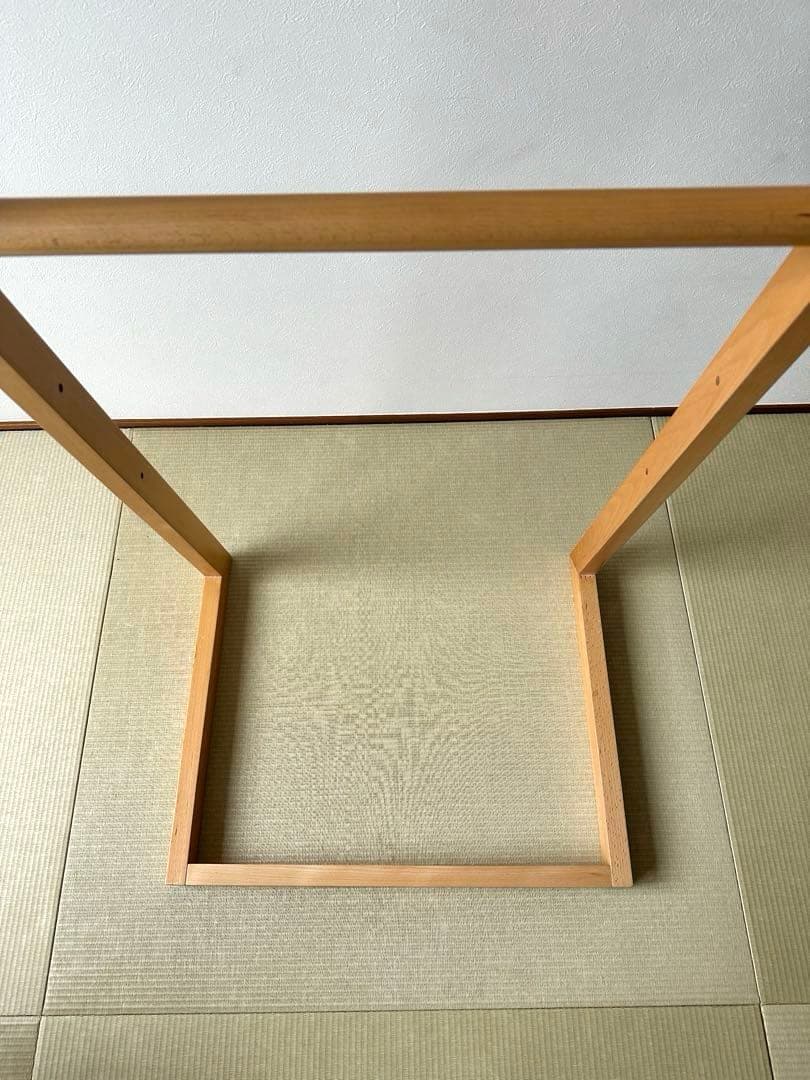 無印良品 ブナ材 こどもハンガーラック 木製ラック