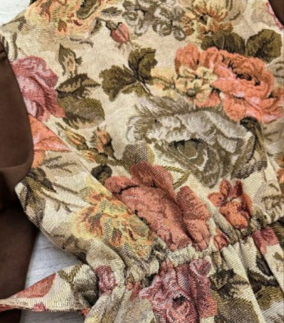 クラロリくる実 ノエル・ド・メモワール ワンピース LL 中薄橙 しまむら