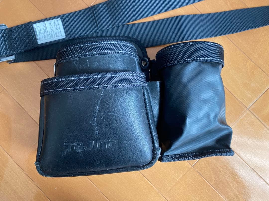 と*う様 Tajima 腰袋　セット タジマ　ベルト　腰ベルト Lサイズ
