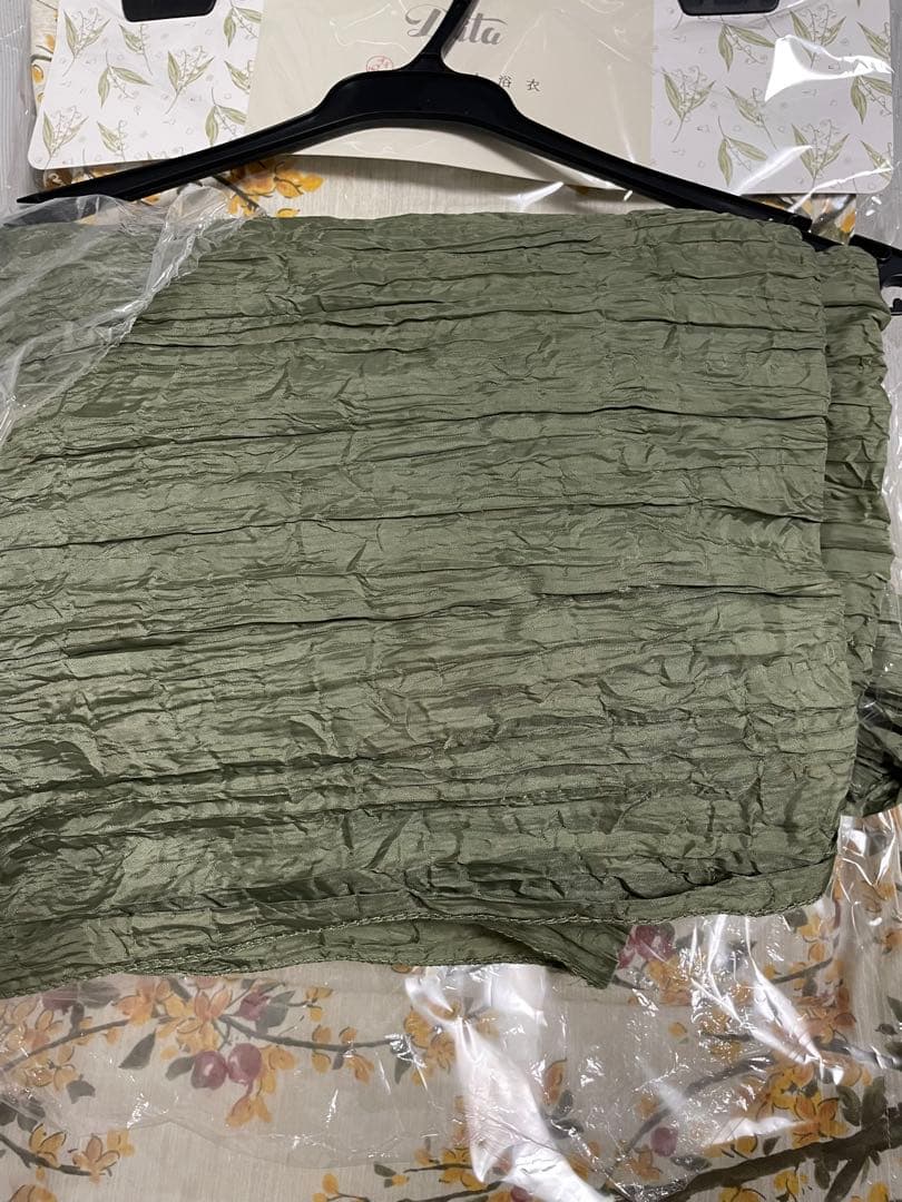 Dita 花柄浴衣・帯セット【古典オレンジユーム】