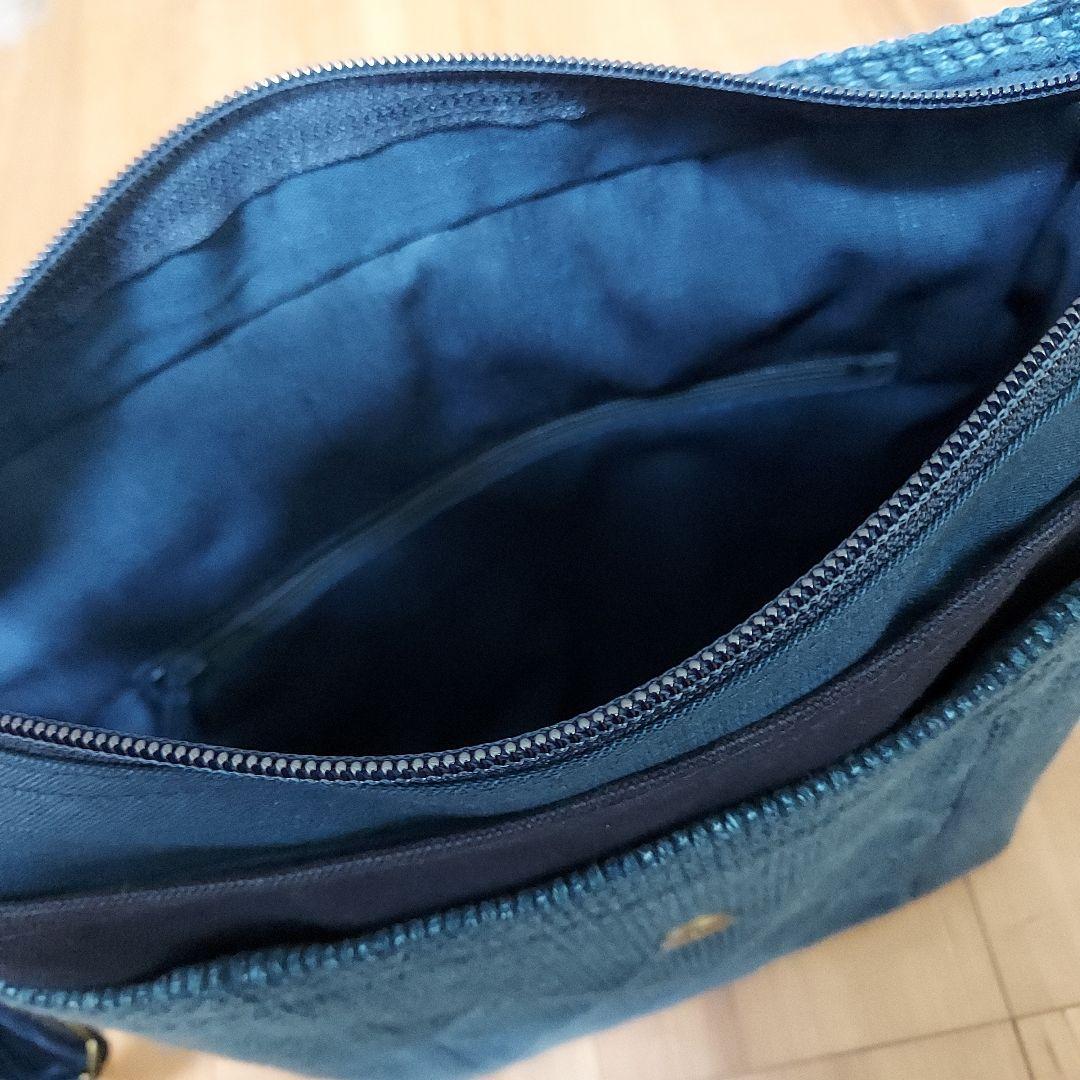 剣道着のサコッシュバッグ (蓋付きマグネットタイプ)