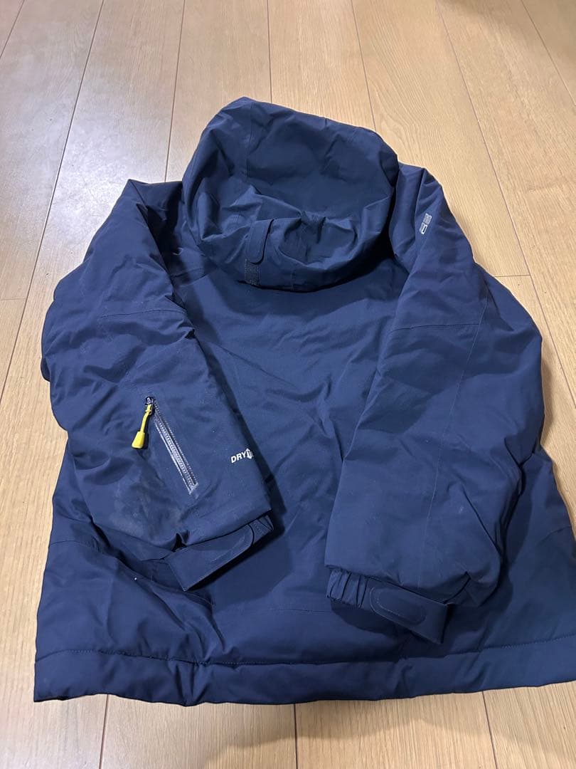 mont-bell 子ども用ウェア ネイビー/ライム140サイズ⭐︎超美品！