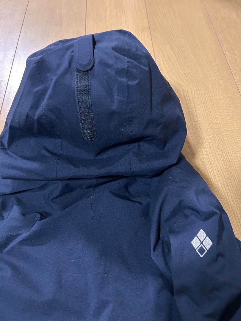 mont-bell 子ども用ウェア ネイビー/ライム140サイズ⭐︎超美品！