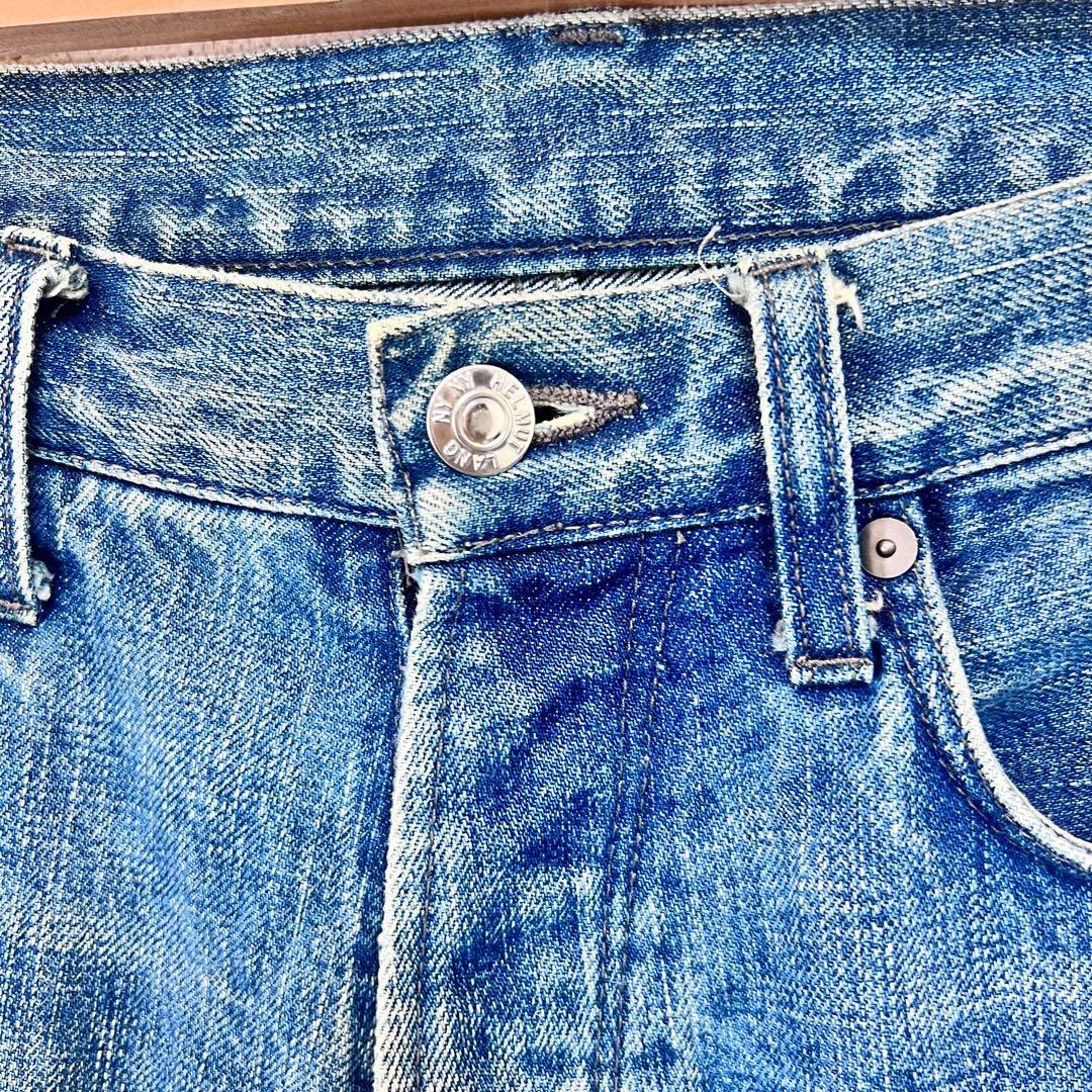 西*ー様 HELMUT LANG ヘルムートラング ペンキ加工 デニム メンズ