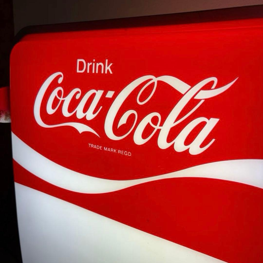 【コカコーラ】ライトアップ両面看板⭐︎昭和レトロ⭐︎純喫茶※動作確認済