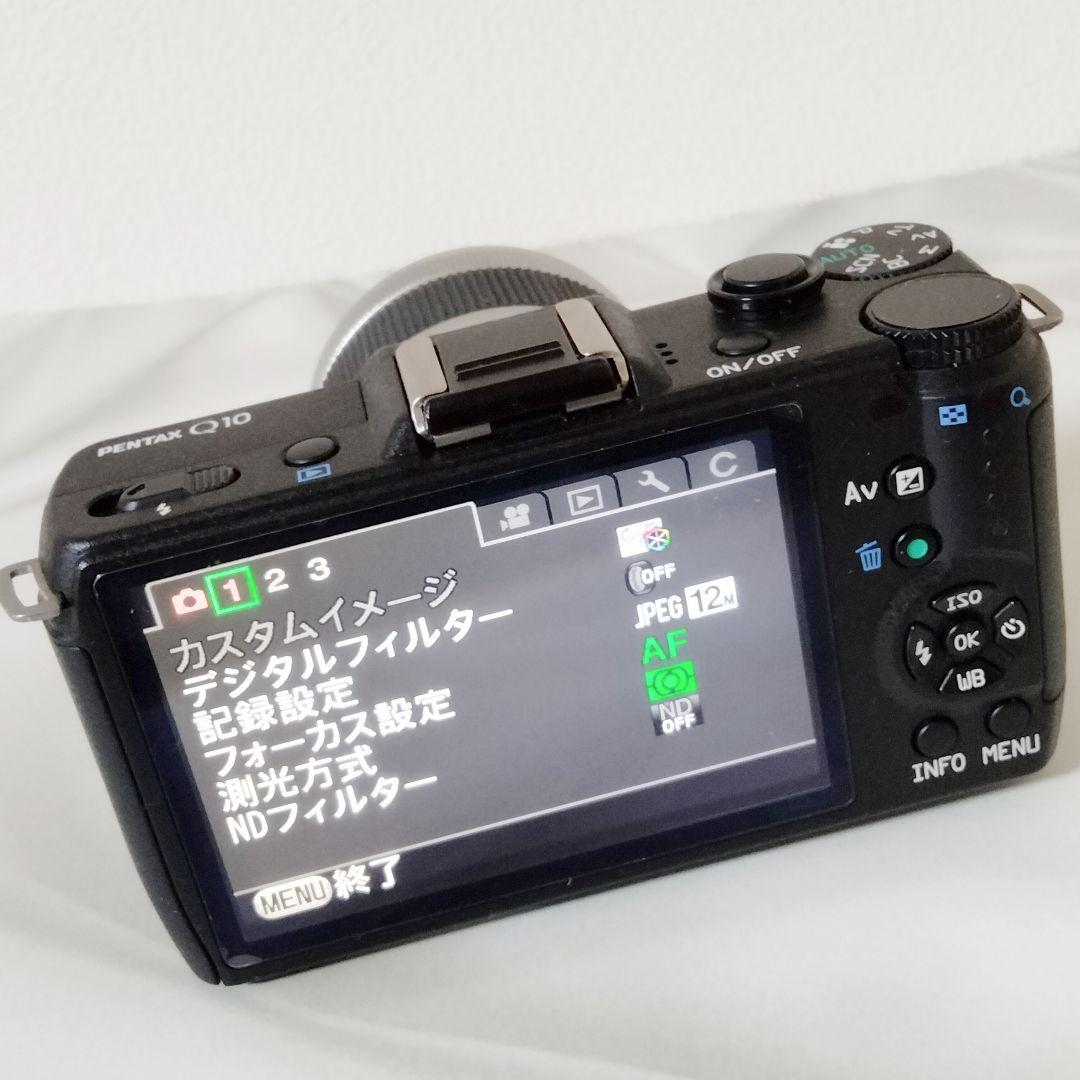 ペンタックス PENTAX Q10 ブラック 02ズームレンズキット