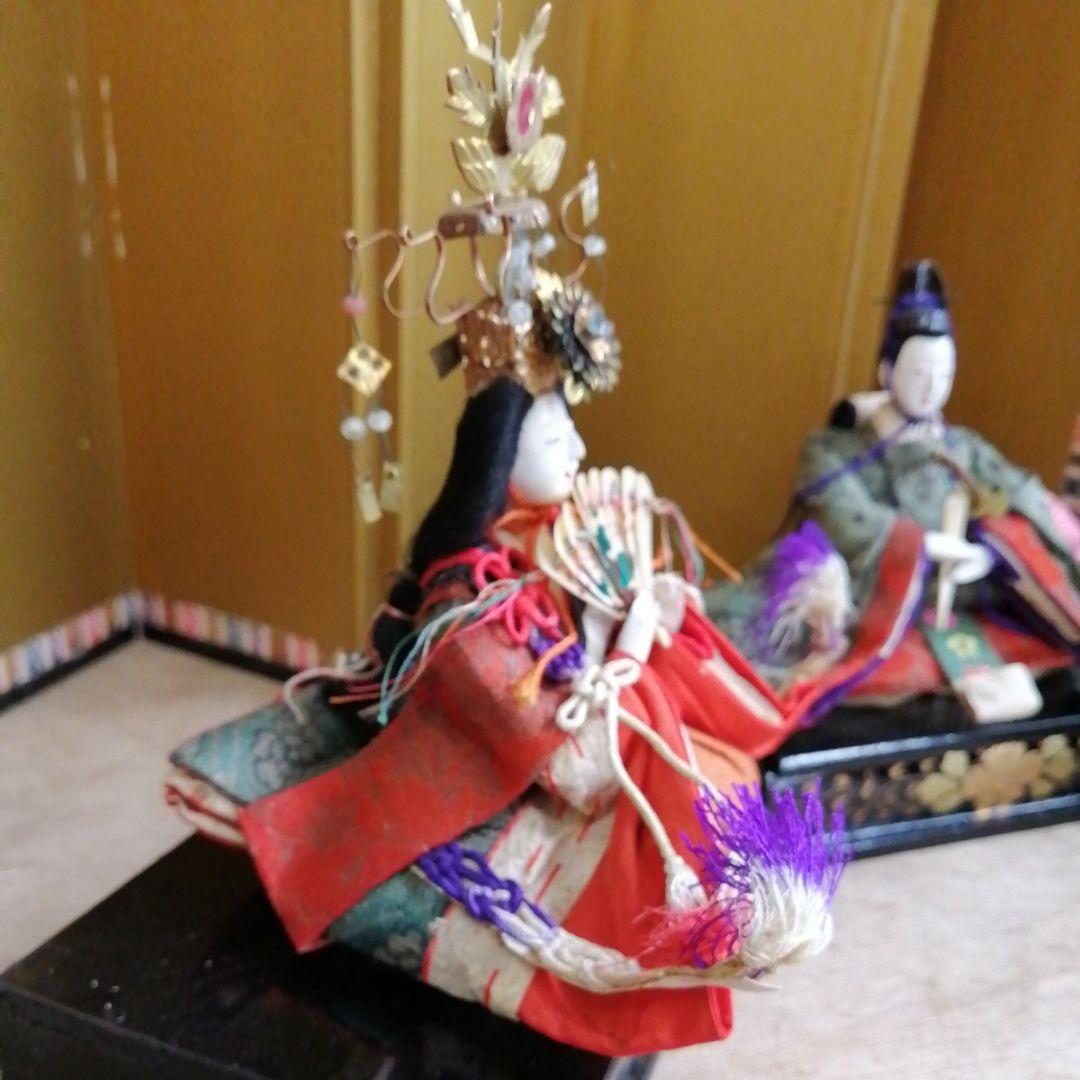 骨董　お雛様　小ぶり　ひな祭り　雛道具　明治時代　いろいろセット