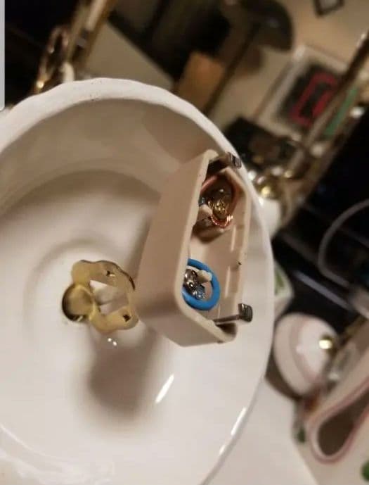 スペイン　バレンシア製　新洋電気　ランパダ　陶器　ペンダント　ライト　３個セット