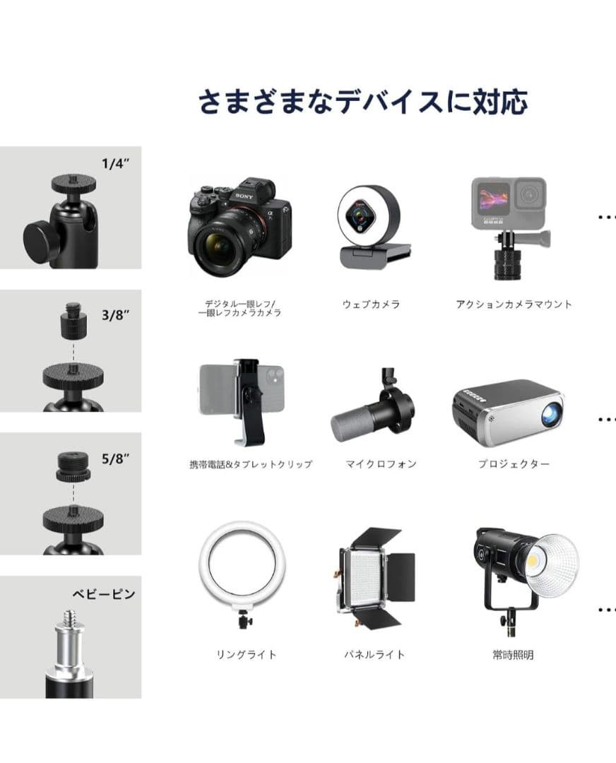 RAUBAY デスクトップマジックアームプロジェクター用格納式　 DMA01