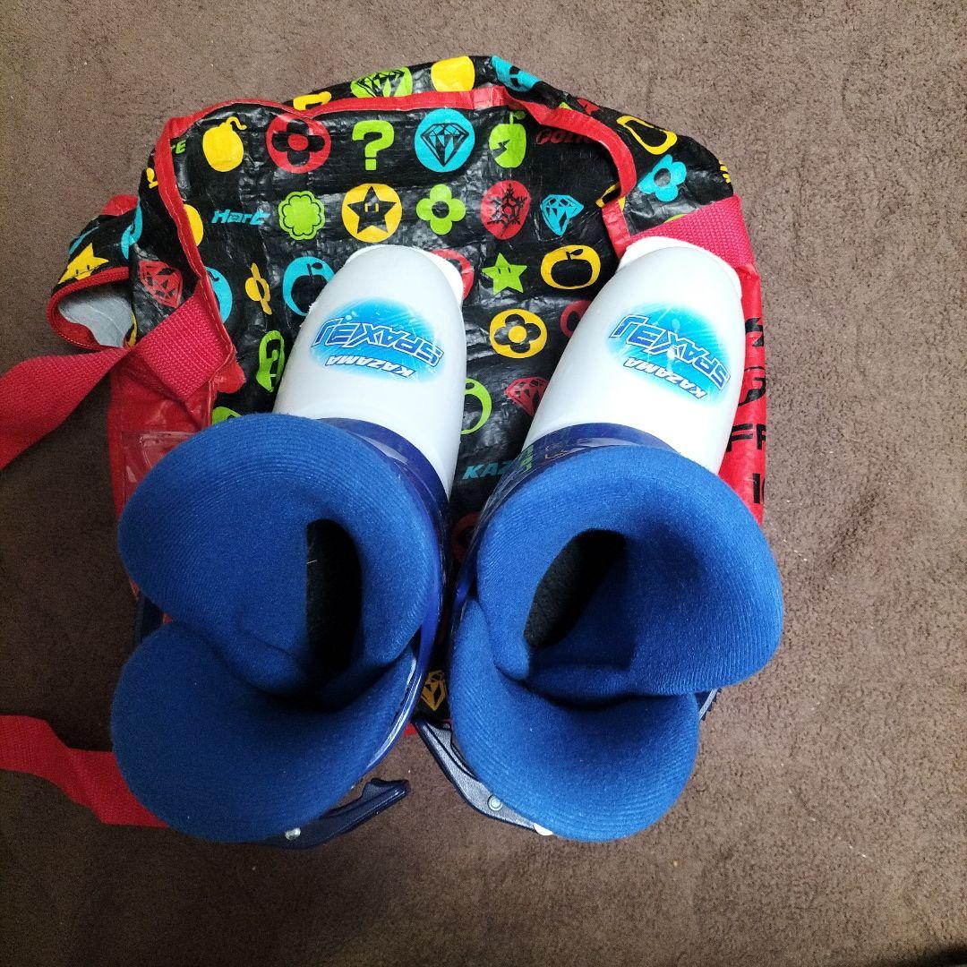 ジュニア用スキー3点セット(板、ブーツ、ストック)