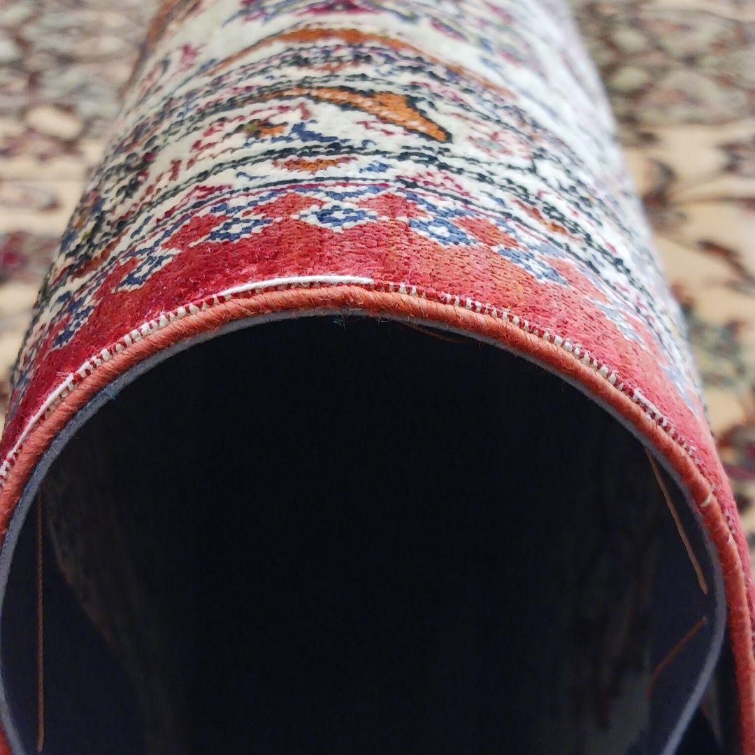 専用Y3182 高級ペルシャ絨毯 大判 シルク100% 手織り 293㎝