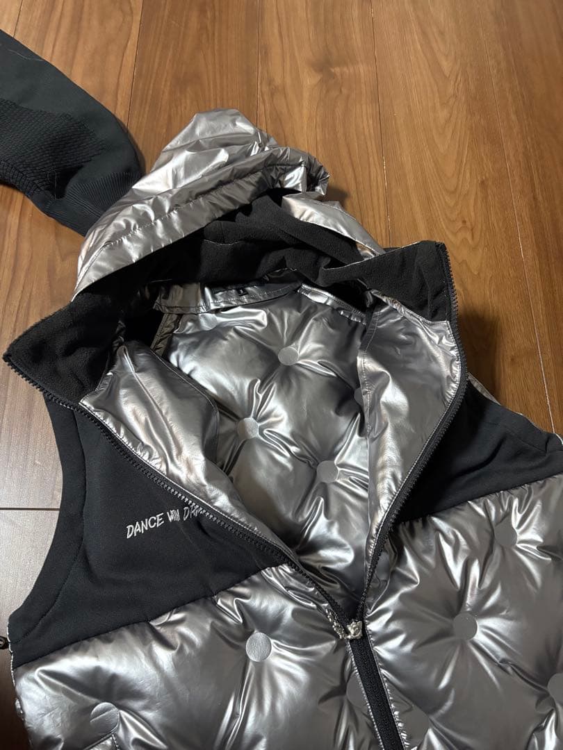 レア品　ダンスウィズドラゴン　ダウンベスト、ニットパンツセット　サイズL