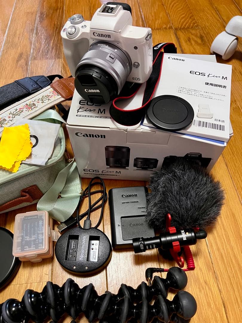 Canon EOS Kiss M ホワイト セット