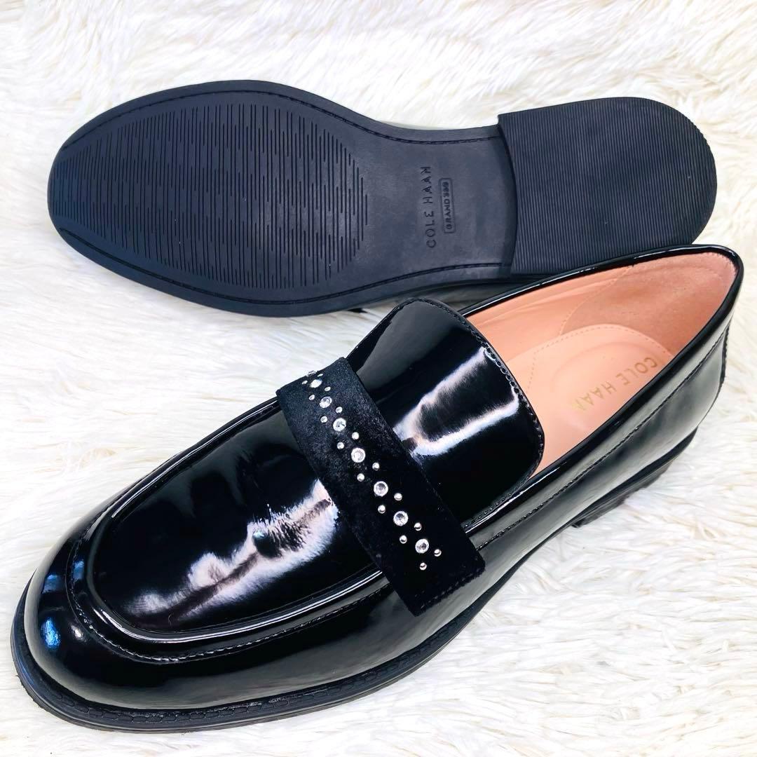 【極美品】COLE HAAN 7.5Bコールハーンスタッシ エンブリッシュド