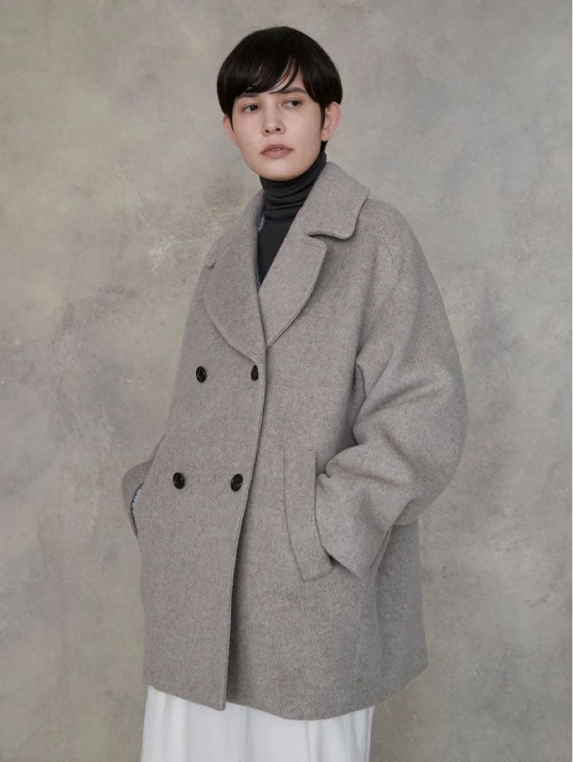 ティッカ　TICCA 25AW ピーコート 新品同様　ベージュ