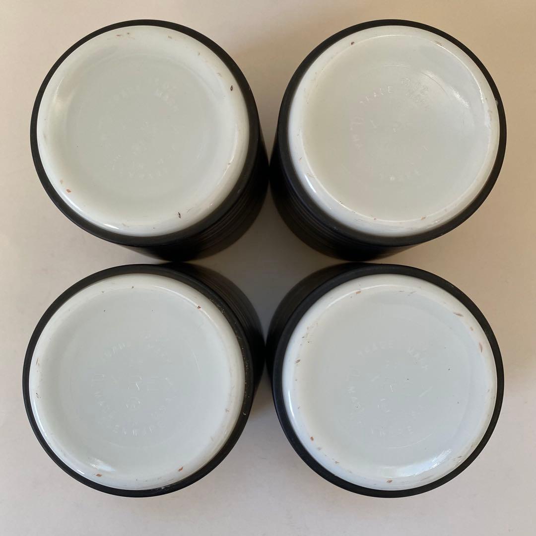 貴重　オールドパイレックス、テラハンドルレスマグ4個セット