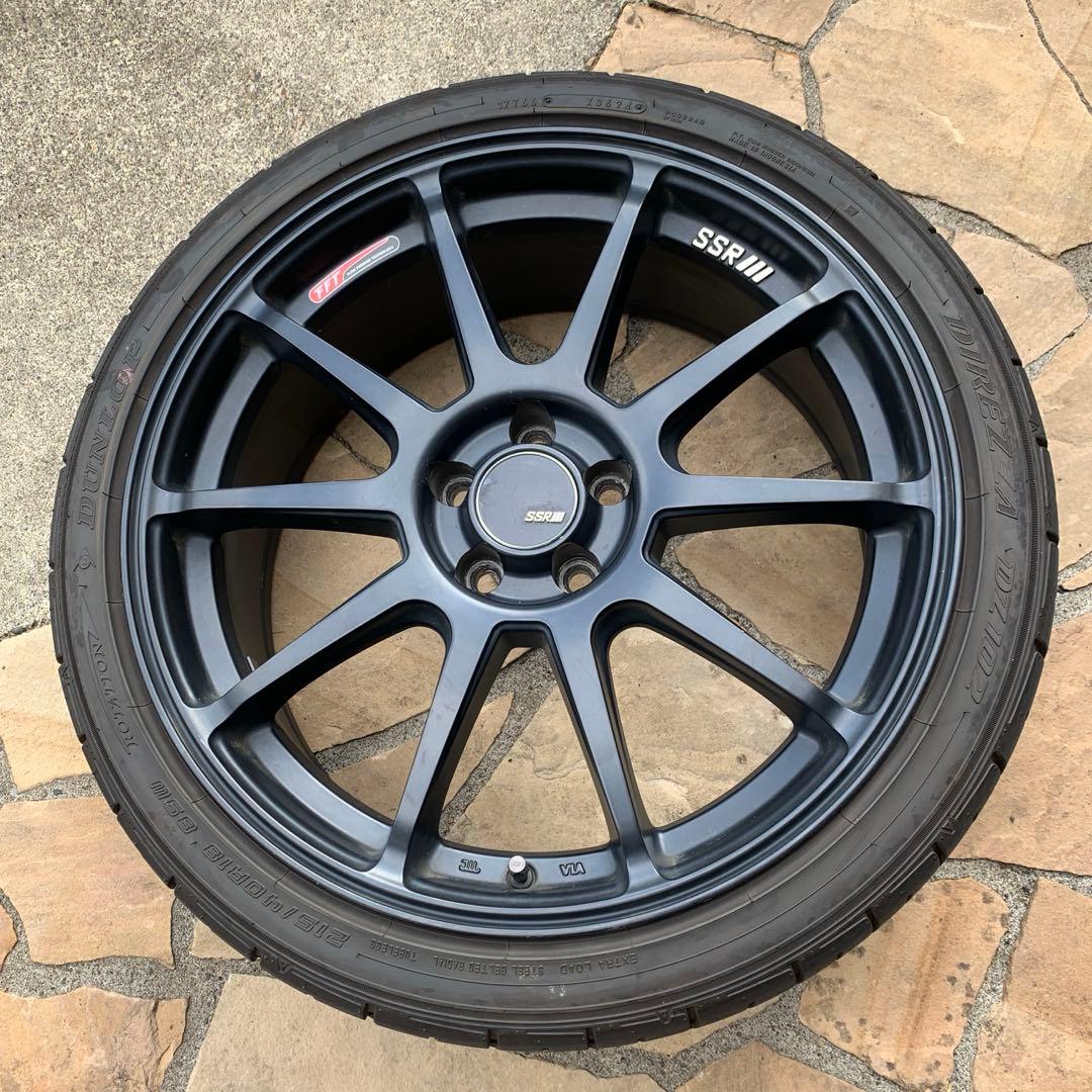 SSR GTV02 1875+48 5/100・ダンロップDZ102 4本セット