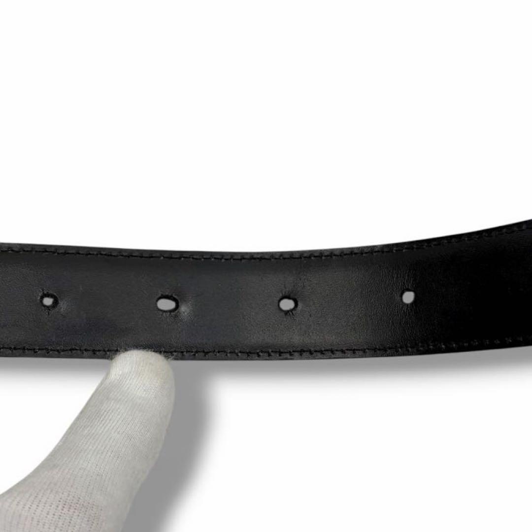 【希少】カルティエ Cartier パンサーバックル レザーベルト黒