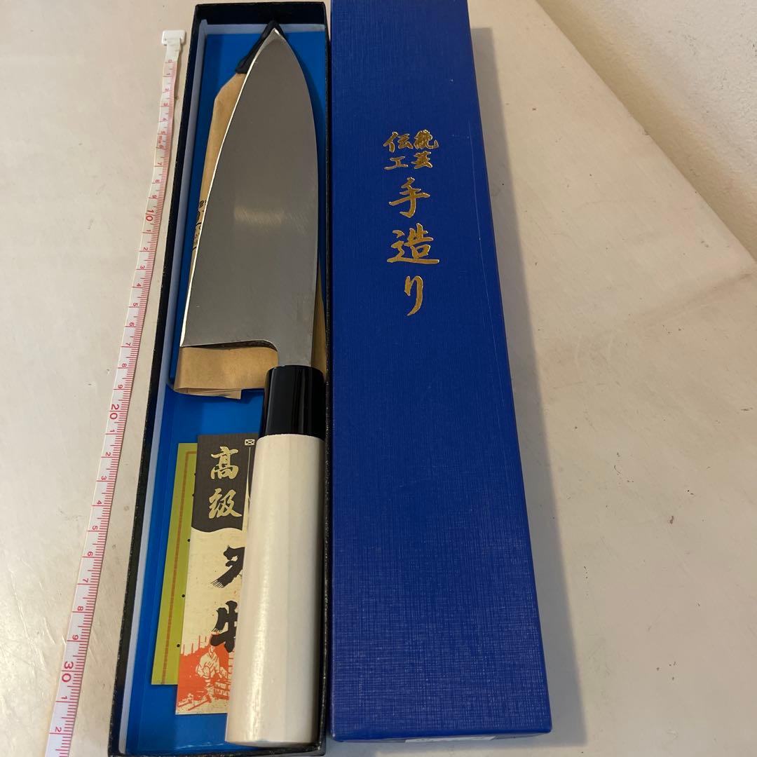 出刃包丁 6寸　180mm 本霞　白紙一号鋼 期間限定値下げ年始まで