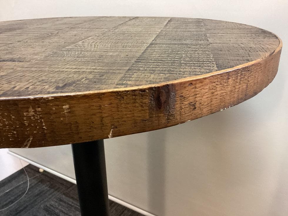 K*M様 クラッシュゲート　トリップ　φ600　丸　カフェテーブル　ノットアンテ