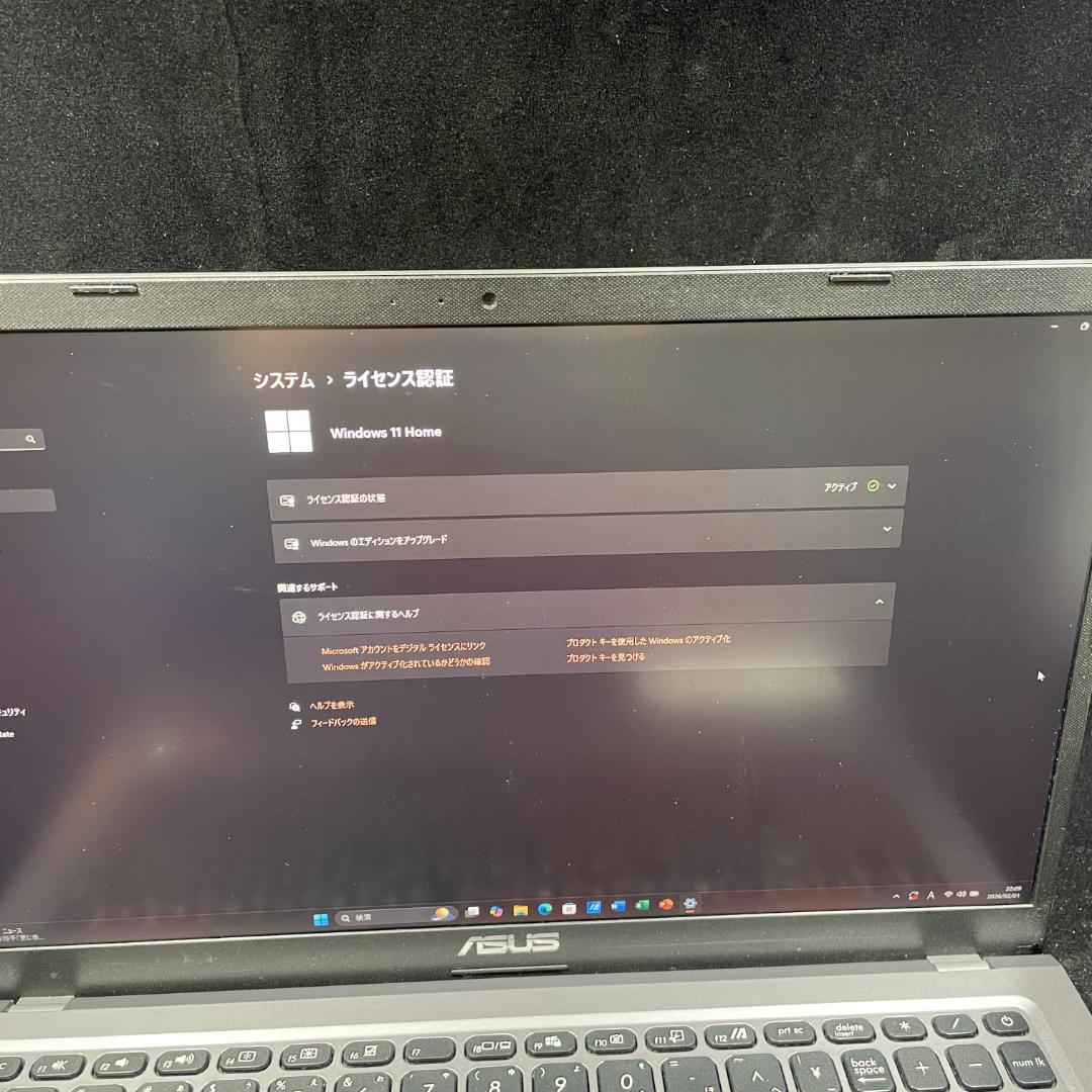 【良品 2021年製】ASUS 5世代ryzen7 16GB 512GB