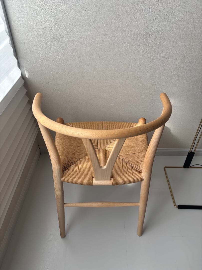 Yチェア CH24 ソープ仕上げ 45cm座高（2023年購入）美品